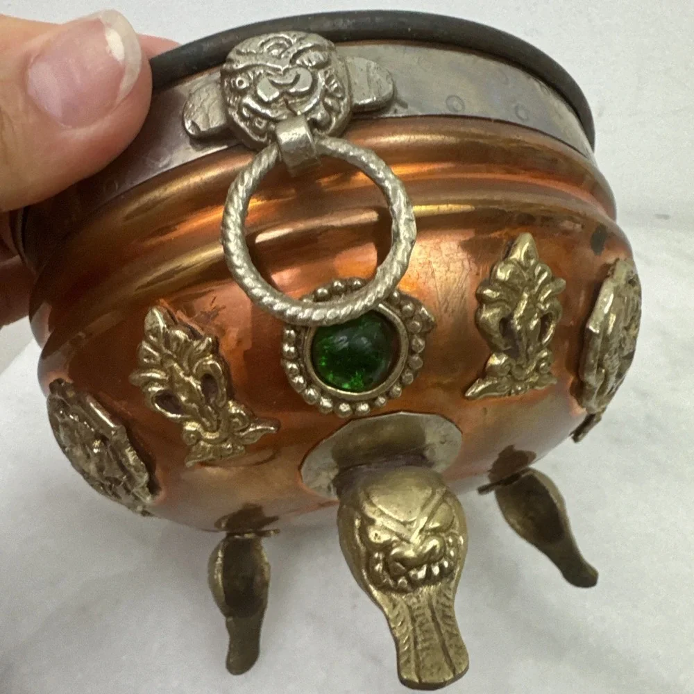 Antique Decorative Copper Gangal Pot